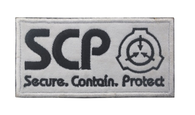 Scp Foundation Badges, Scp Embroidered Patch, Scp Foundation Patch