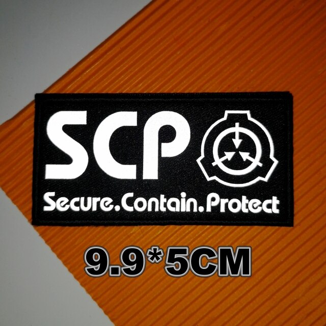 SCP Foundation Mobile Task Force Logo Reflective Badge Morale