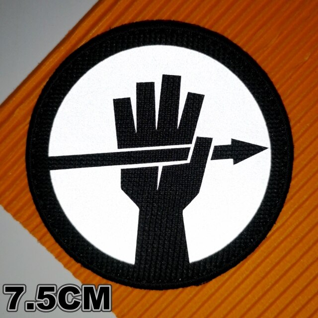 SCP Foundation Mobile Task Force Logo Reflective Badge Morale Personality  Armband Backpack Sticker Hook & Loop custom patch