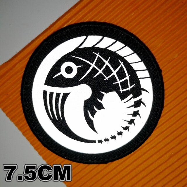 Anime Patch Mobile Task Forces MTF SCP-173 Print Embroidery Hook Loop Badge